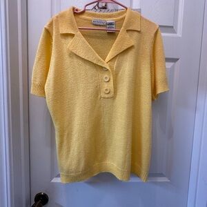White Stag Lemon Knit Polo